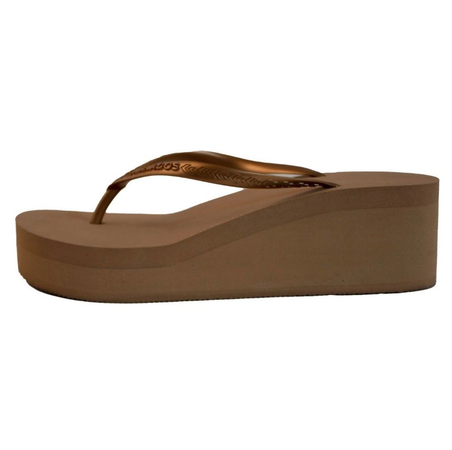 Women Aqua Bay Sandals | Malvados Playa Wedge Sandals-Tequila