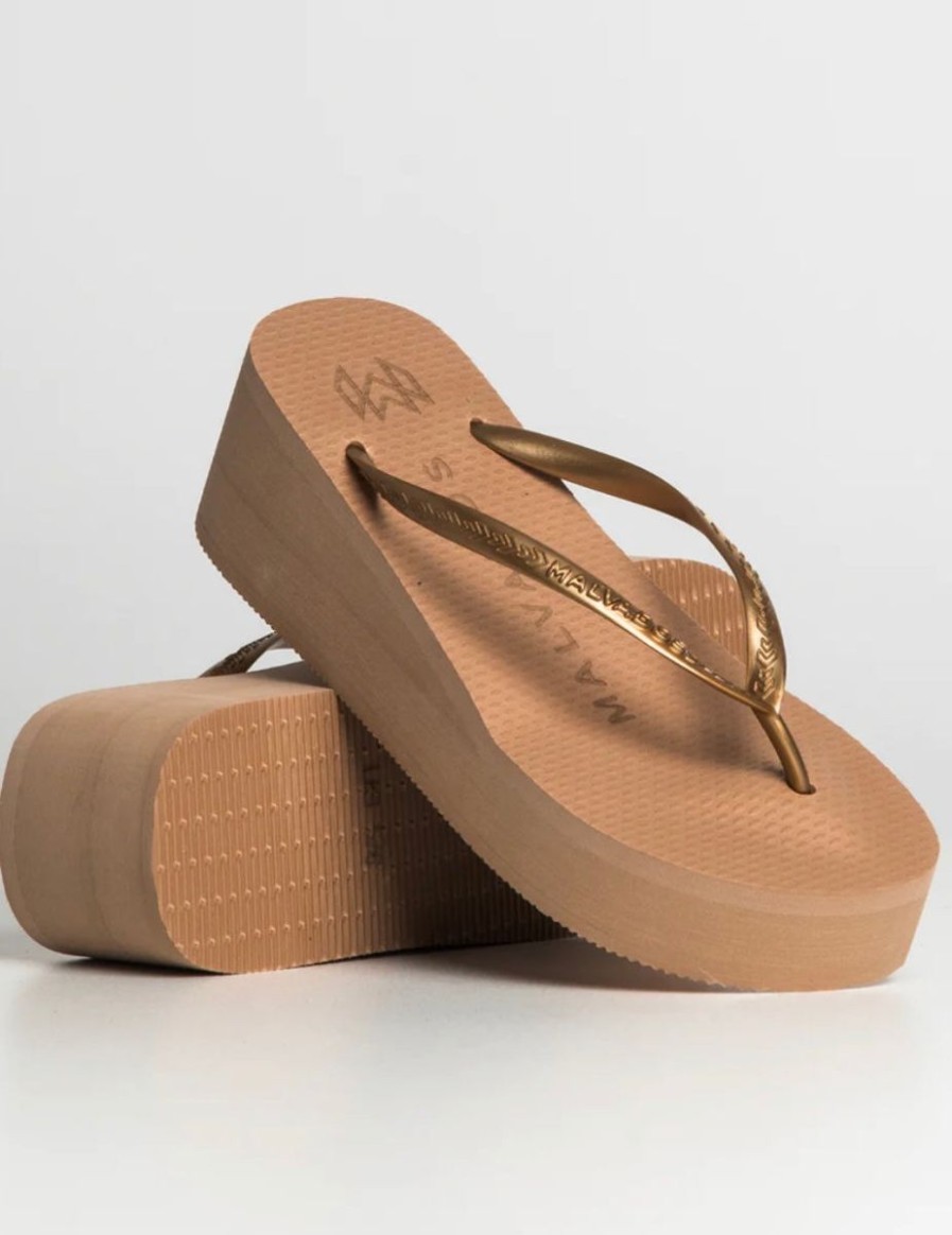 Women Aqua Bay Sandals | Malvados Playa Wedge Sandals-Tequila