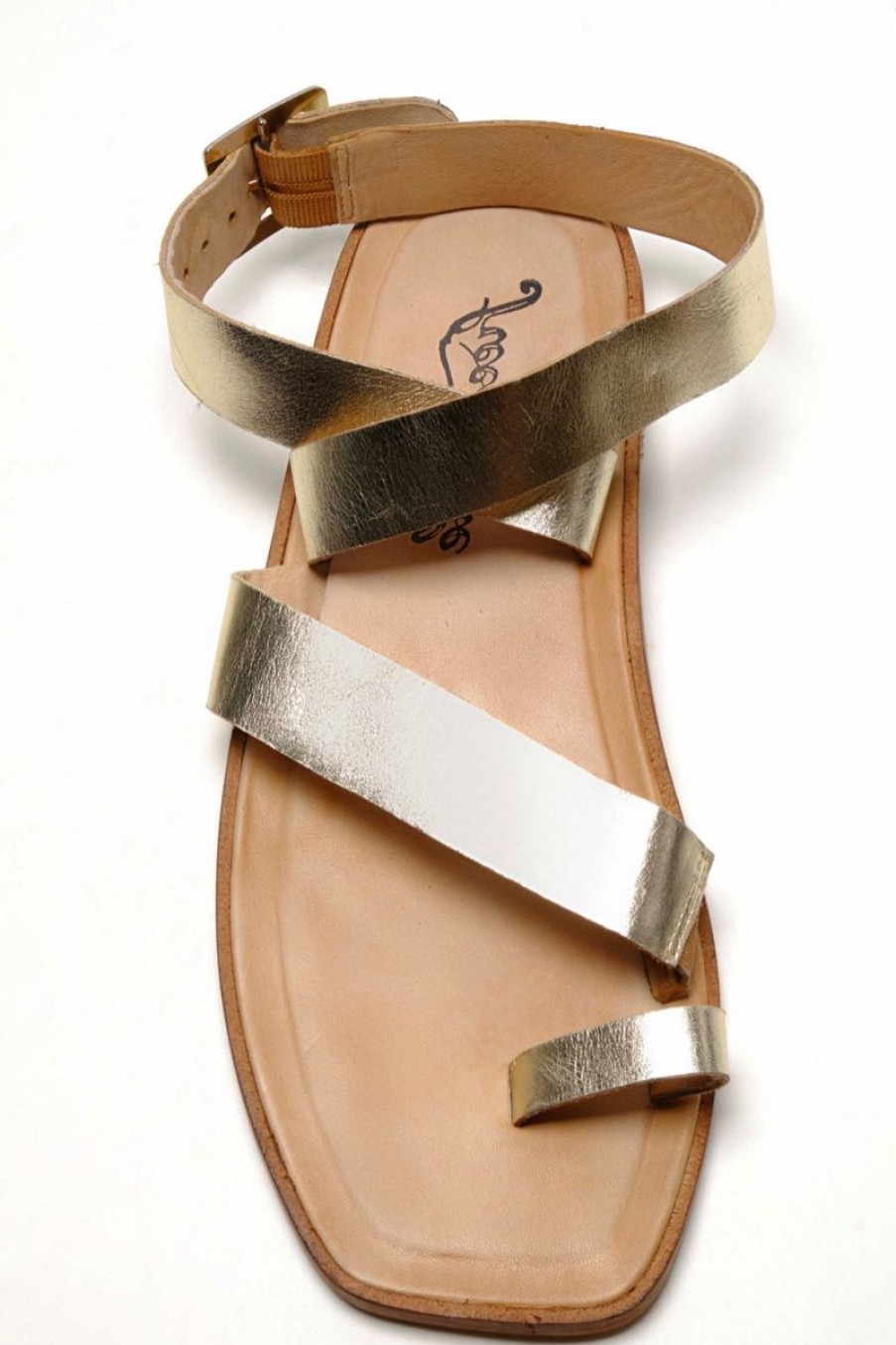 Women Aqua Bay Sandals | Free People Romeo Wrap Sandal Gold