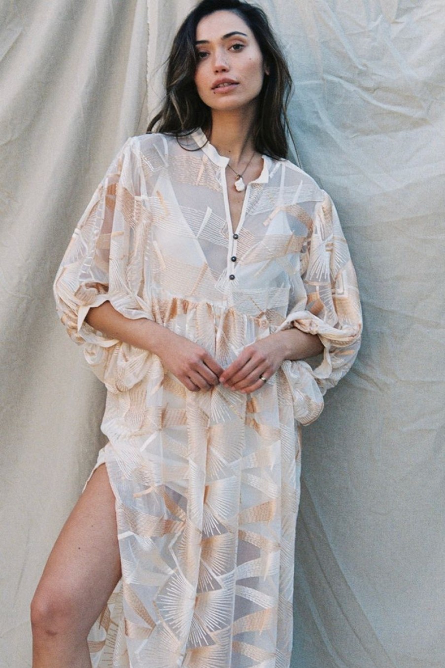 Women Aqua Bay Cover-Ups & Dusters | Desert Sky Medellin Dress