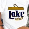 Women Aqua Bay Tanks & Tees | Lake Mode White Cotton T-Shirt