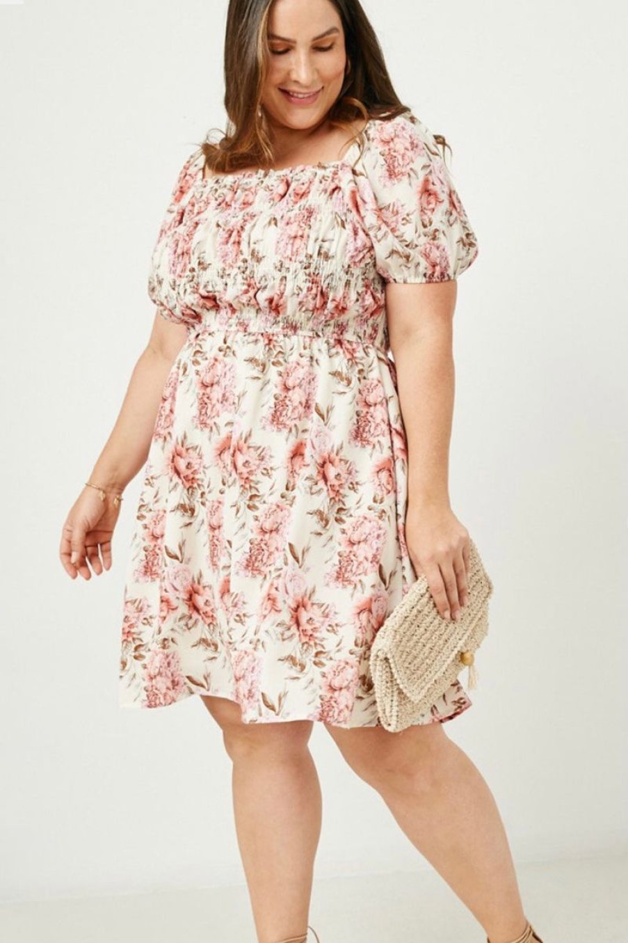 Women Aqua Bay Dresses & Rompers | Stop And Smell The Flowers Mini Dress