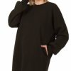 Women Aqua Bay Tops | Sarah Crew Neck Tunic With Pockets