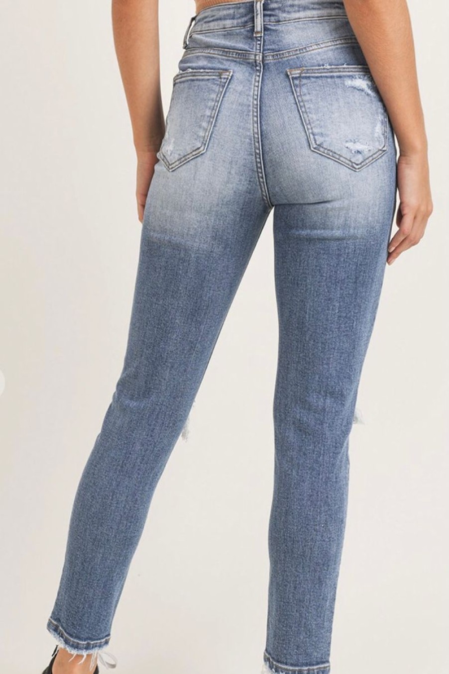 Women Aqua Bay Bottoms | Roxy High Waist Vintage Wash Jeans