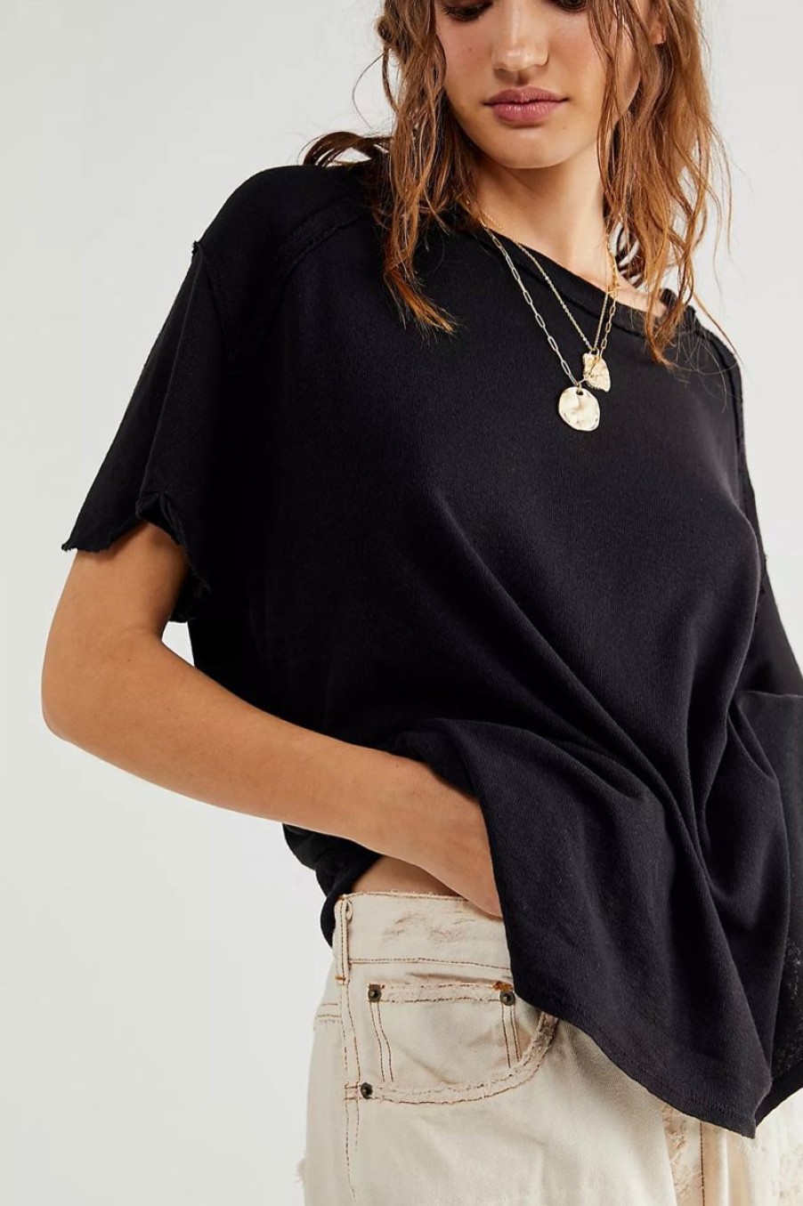 Women Aqua Bay Tops | Free People Bf Tee