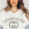 Women Aqua Bay Tanks & Tees | Champagne Gang T-Shirt