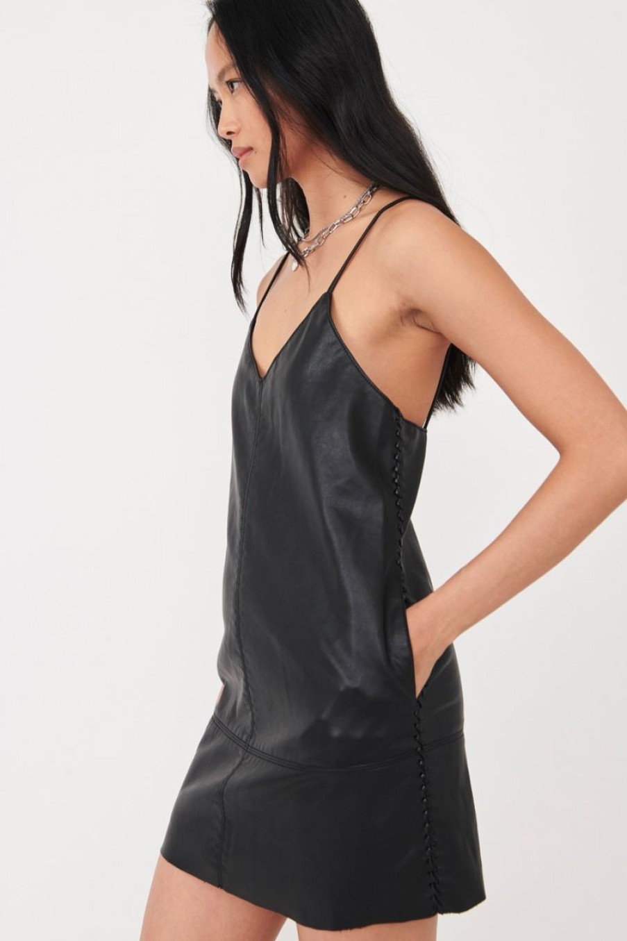 Women Aqua Bay Dresses & Rompers | Free People Slip Into Something Mini Dress-Last One Size Xs