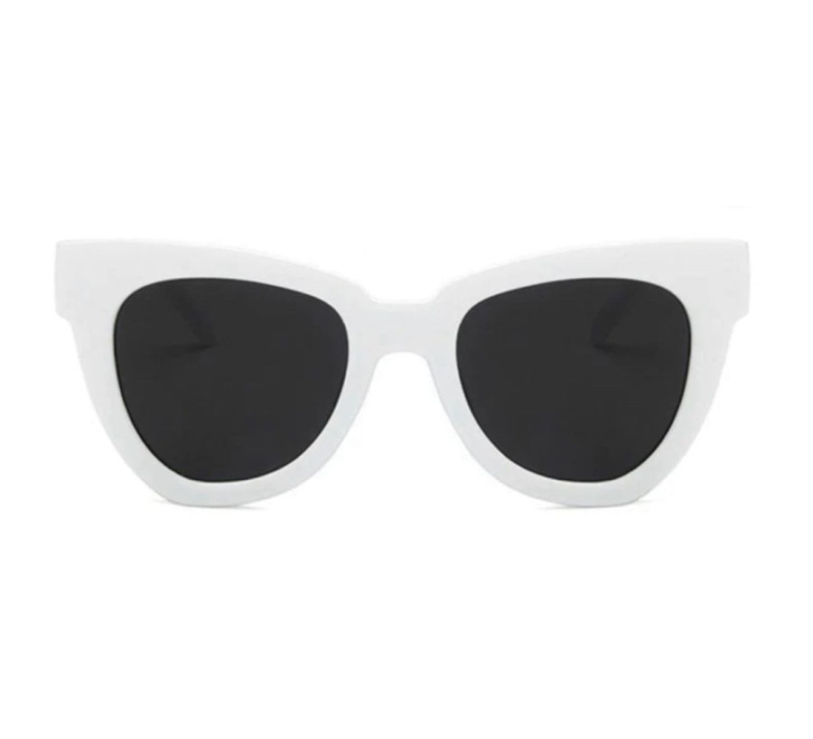 Women Aqua Bay Sunglasses | Shady Lady Hayley Sunglasses In White