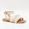 Women Aqua Bay Shoes | Sun Peaks Embellished Sandal In Ivory