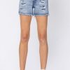 Women Aqua Bay Shorts & Skirts | Jenny Distressed Washed Cutoff Shorts