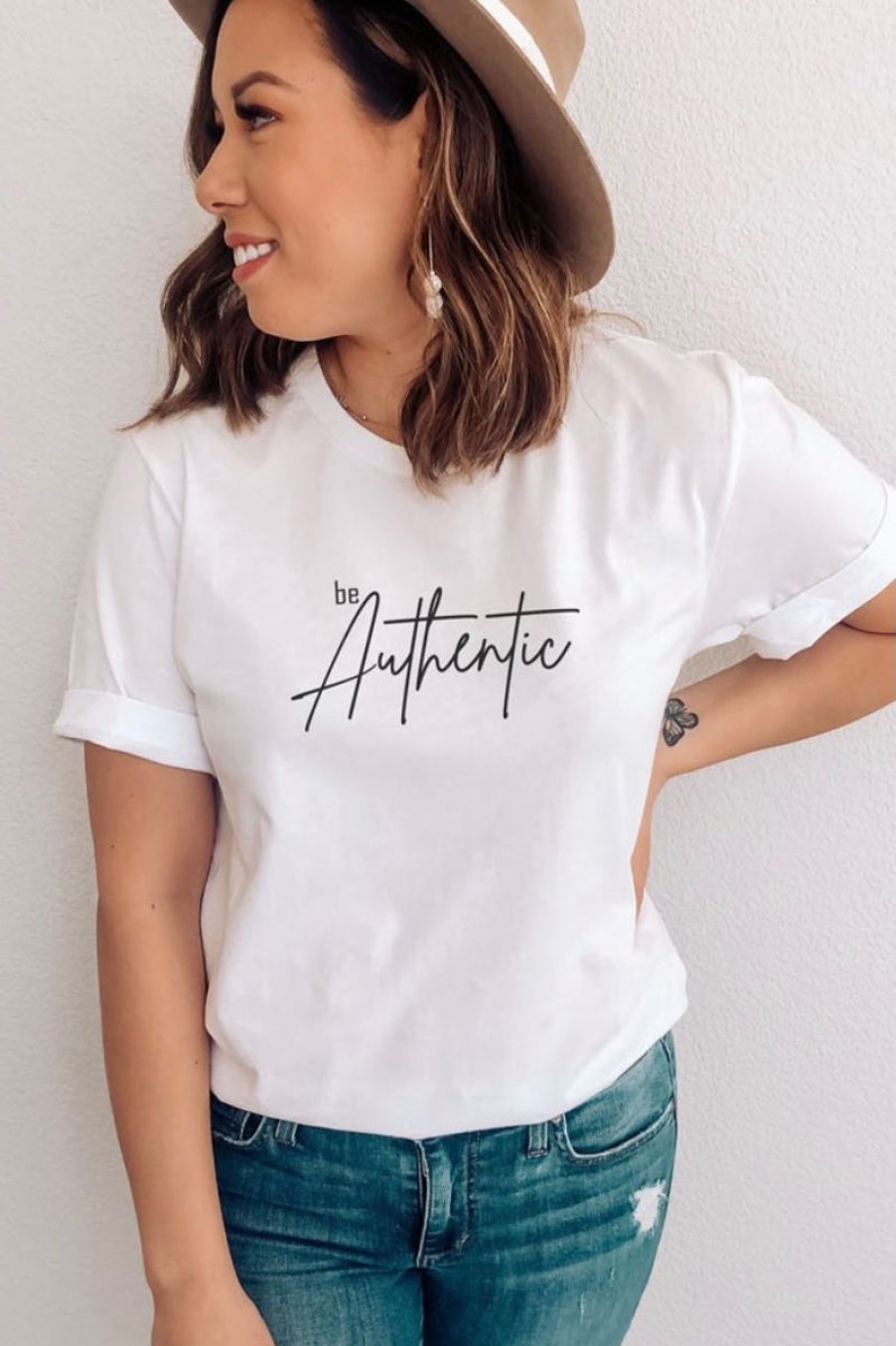 Women Aqua Bay Tops | Be Authentic T-Shirt