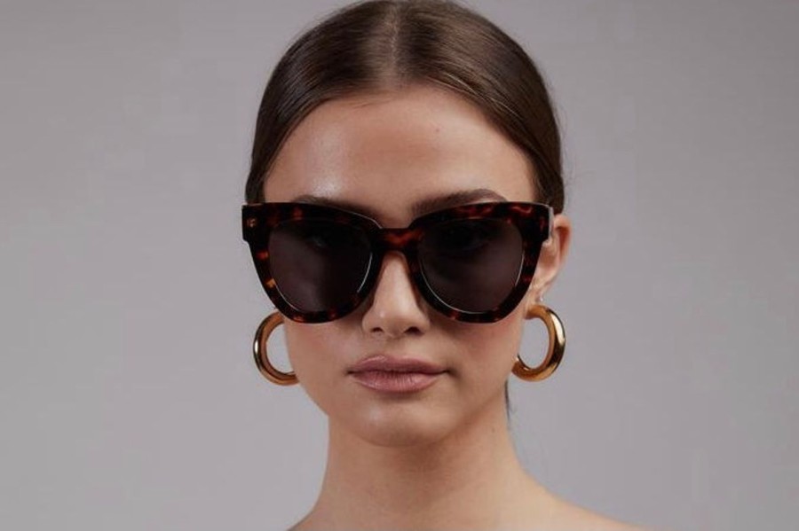 Women Aqua Bay Sunglasses | Shady Lady Hayley Sunglasses In Tortoise