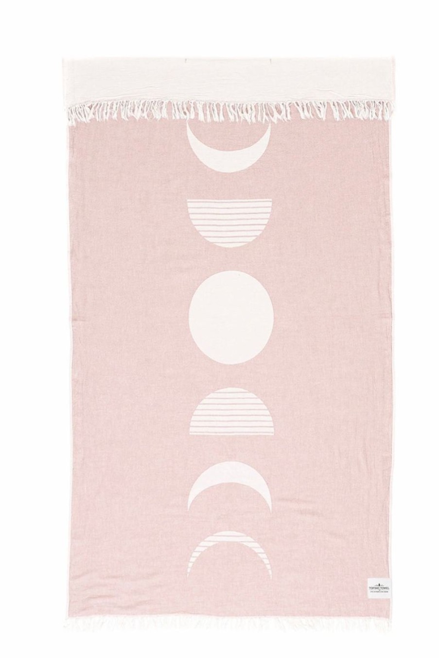 Women Aqua Bay Towels | Tofino Towel The Moon Phase Towel Rosewood