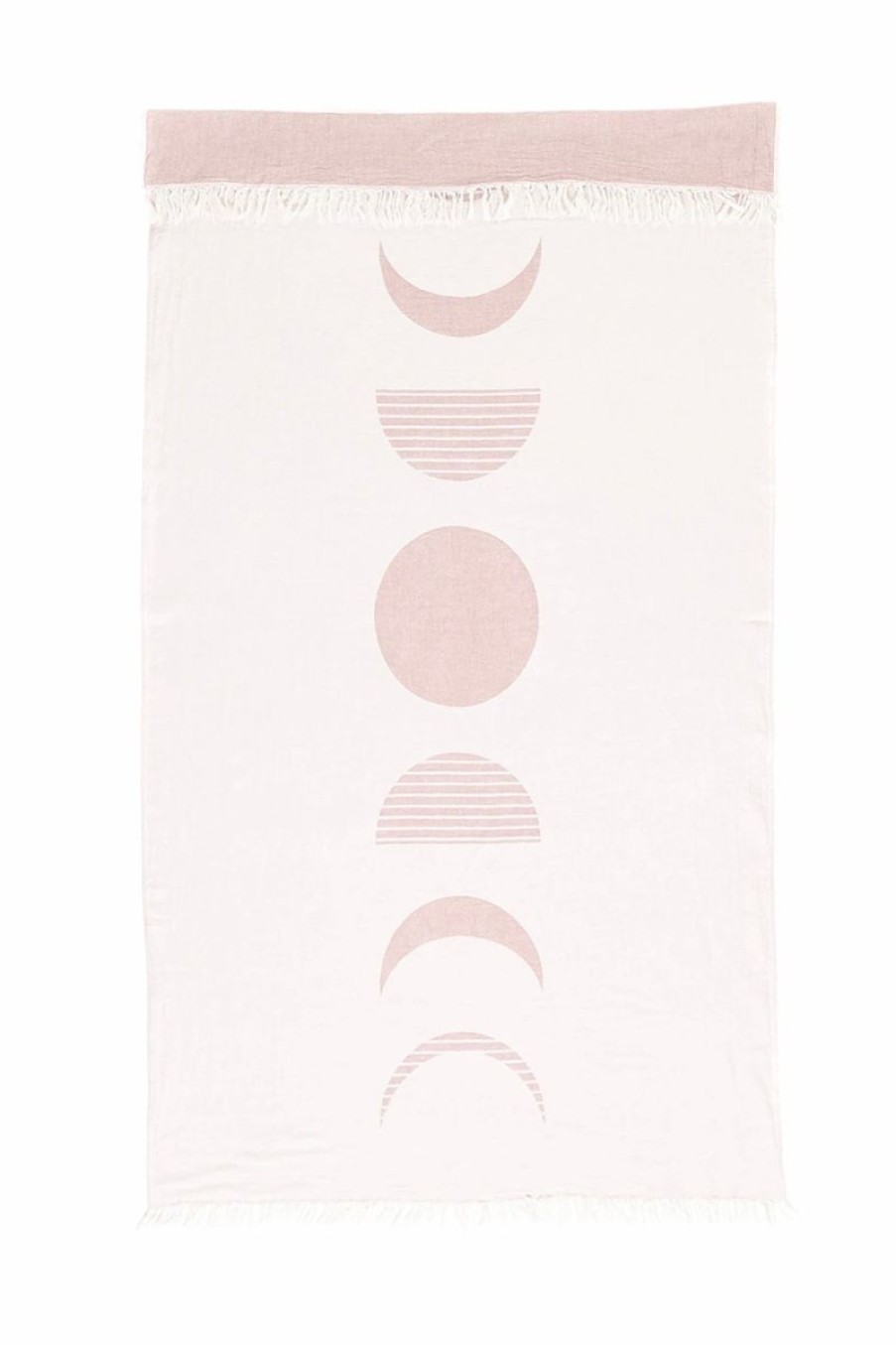 Women Aqua Bay Towels | Tofino Towel The Moon Phase Towel Rosewood