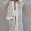 Women Aqua Bay Cover-Ups & Dusters | Reflection Flamingo Heights Bohemian Kimono-Last One Xs/S