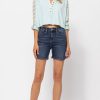 Women Aqua Bay Tops, Bottoms & Sets | Dark Denim Shorts