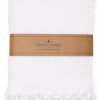 Women Aqua Bay Towels | Tofino Towel Crescent Hand Towel White