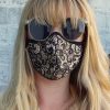 Women Aqua Bay Face Masks | Black Lace Face Mask