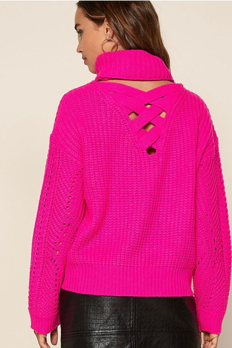 Women Aqua Bay Sweaters & Cardigans | Hot Flamingo Sweater