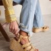 Women Aqua Bay Shoes | Free People Raffia Rendezvous Wedge Sandal