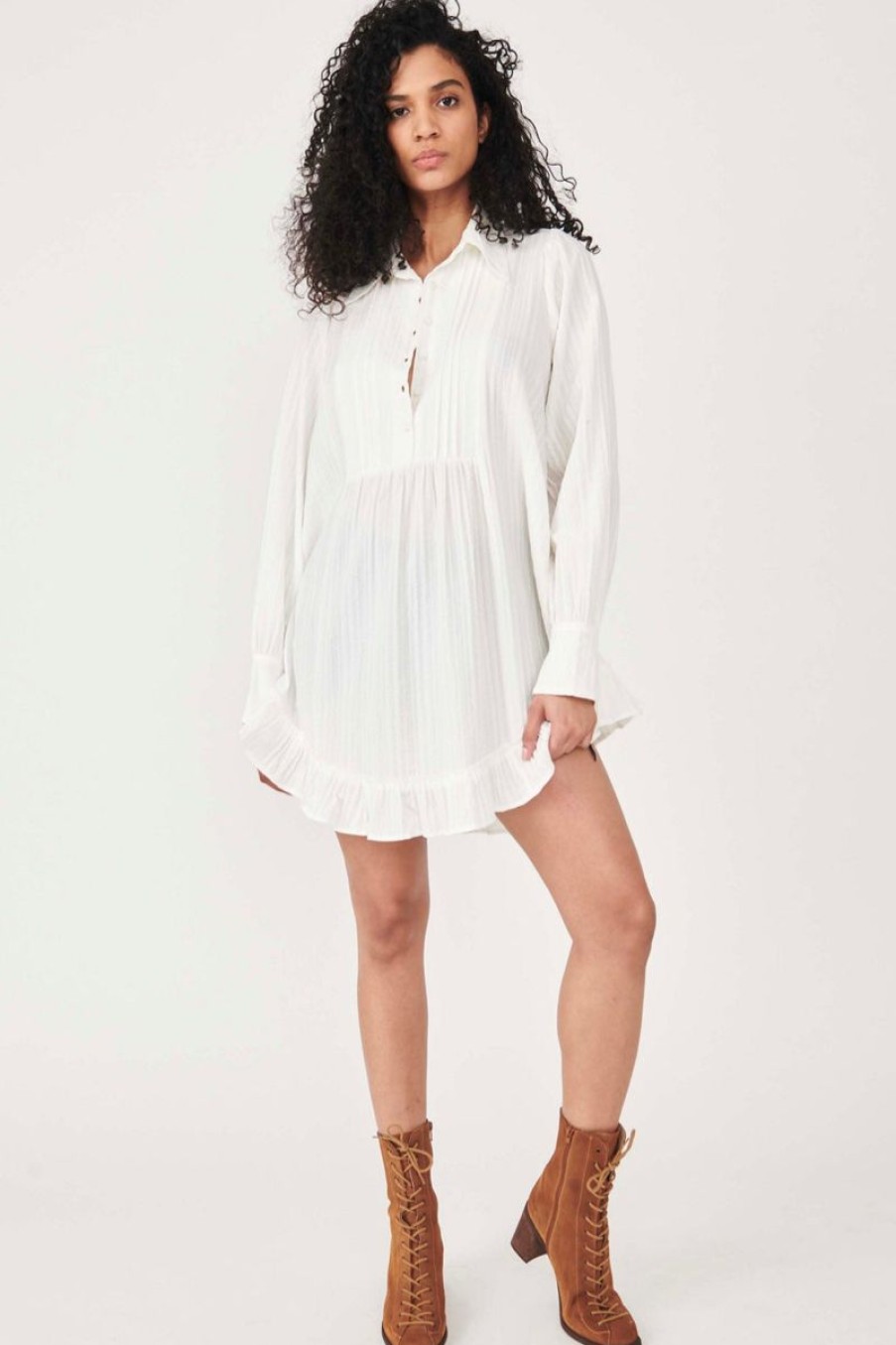 Women Aqua Bay Tops | Free People Love Me Truly Tunic Top