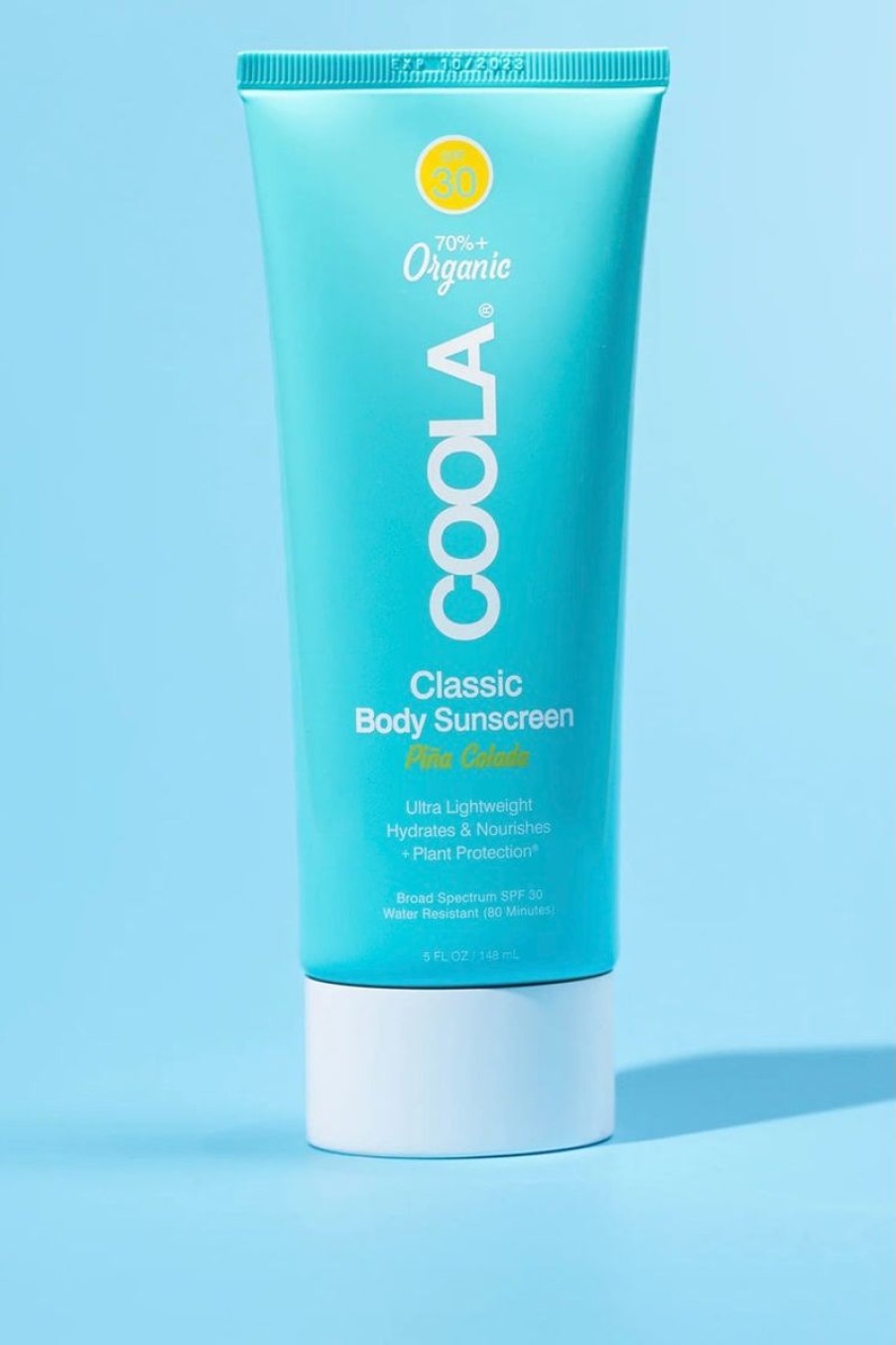 Women Aqua Bay Sunscreen | Coola Classic Body Spf 30 Pina Colada Lotion