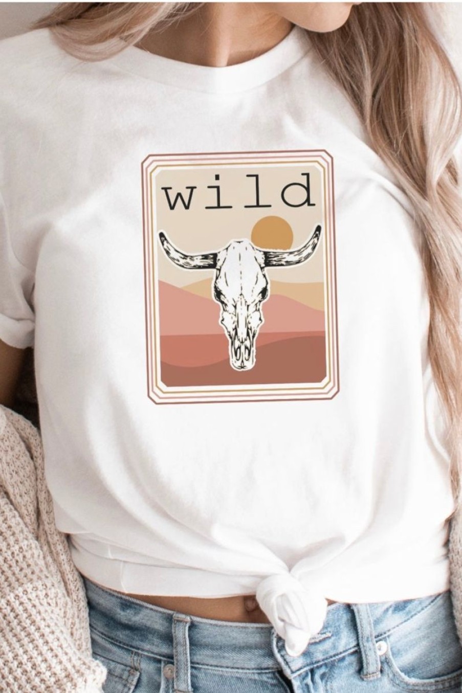 Women Aqua Bay Tops | Wild Western T-Shirt