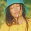 Women Aqua Bay Hats | Lack Of Color Green Terry Bucket Hat