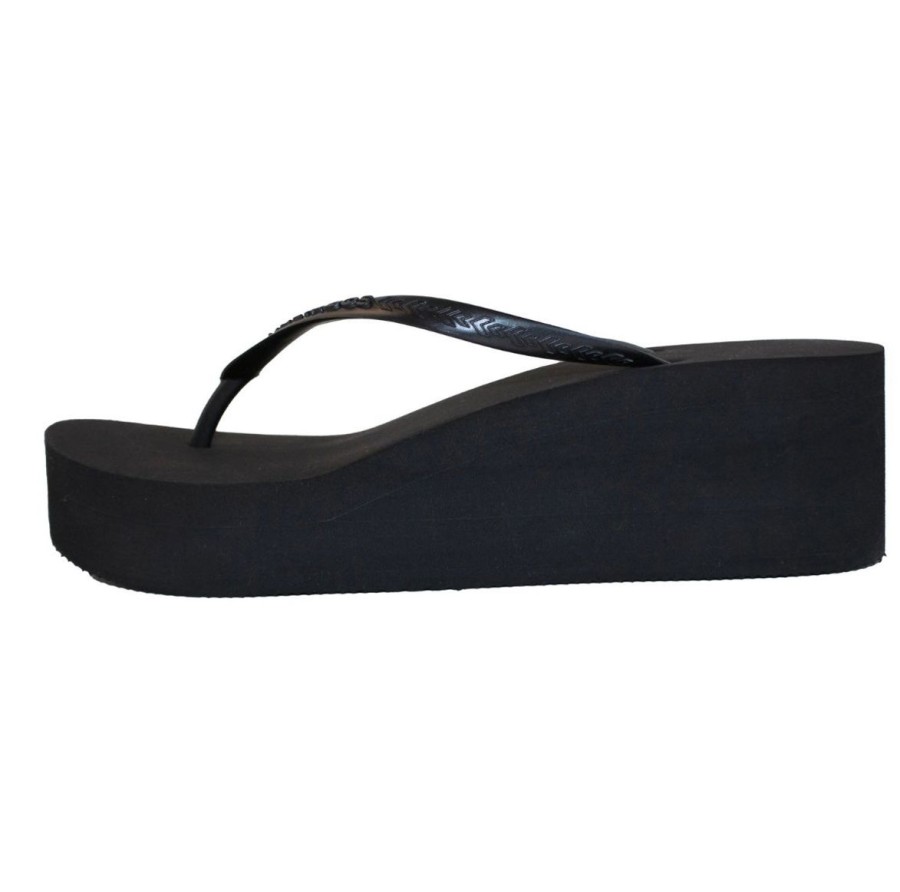 Women Aqua Bay Sandals | Malvados Playa Wedge Sandals-Onyx