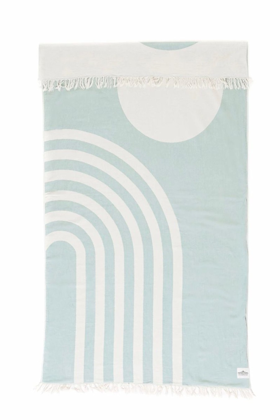 Women Aqua Bay Towels | Tofino Towel The Retro Curve Towel Sage