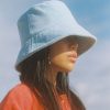 Women Aqua Bay Hats | Lack Of Color Aqua Terry Bucket Hat