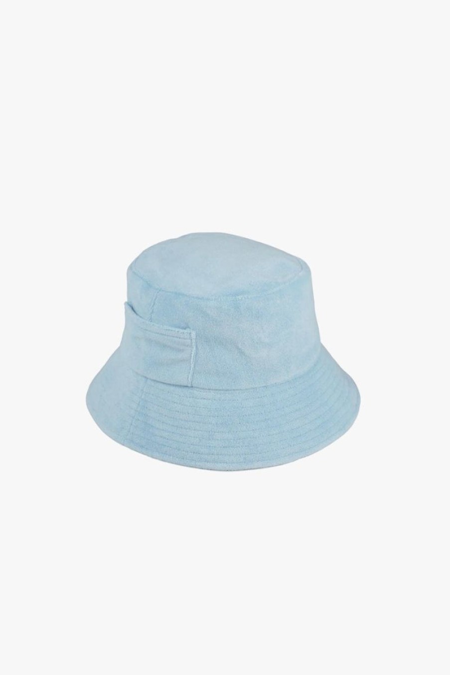 Women Aqua Bay Hats | Lack Of Color Aqua Terry Bucket Hat