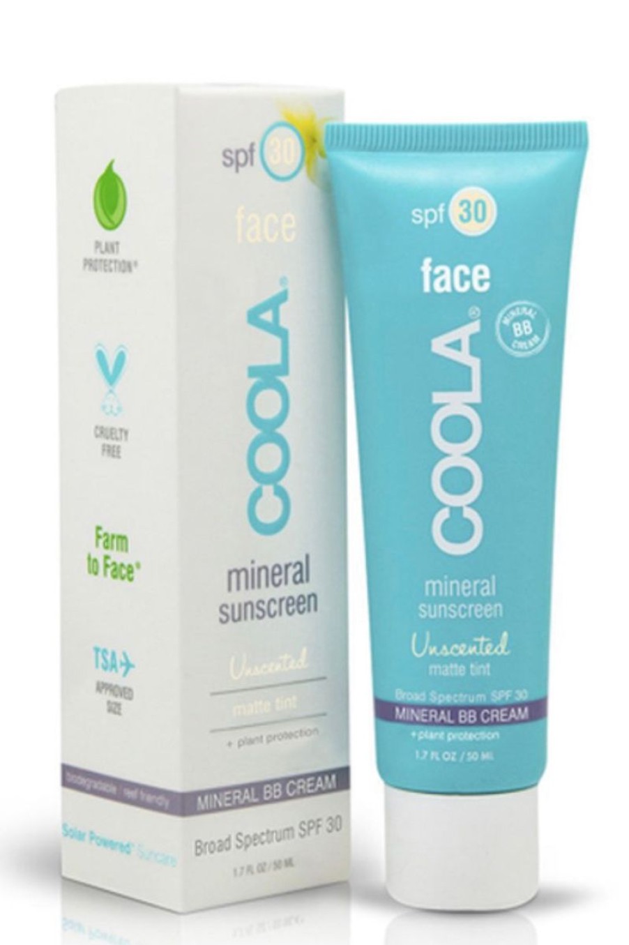 Women Aqua Bay Sunscreen | Coola Mineral Face Spf 30 Matte Tint Natural Bb Cream